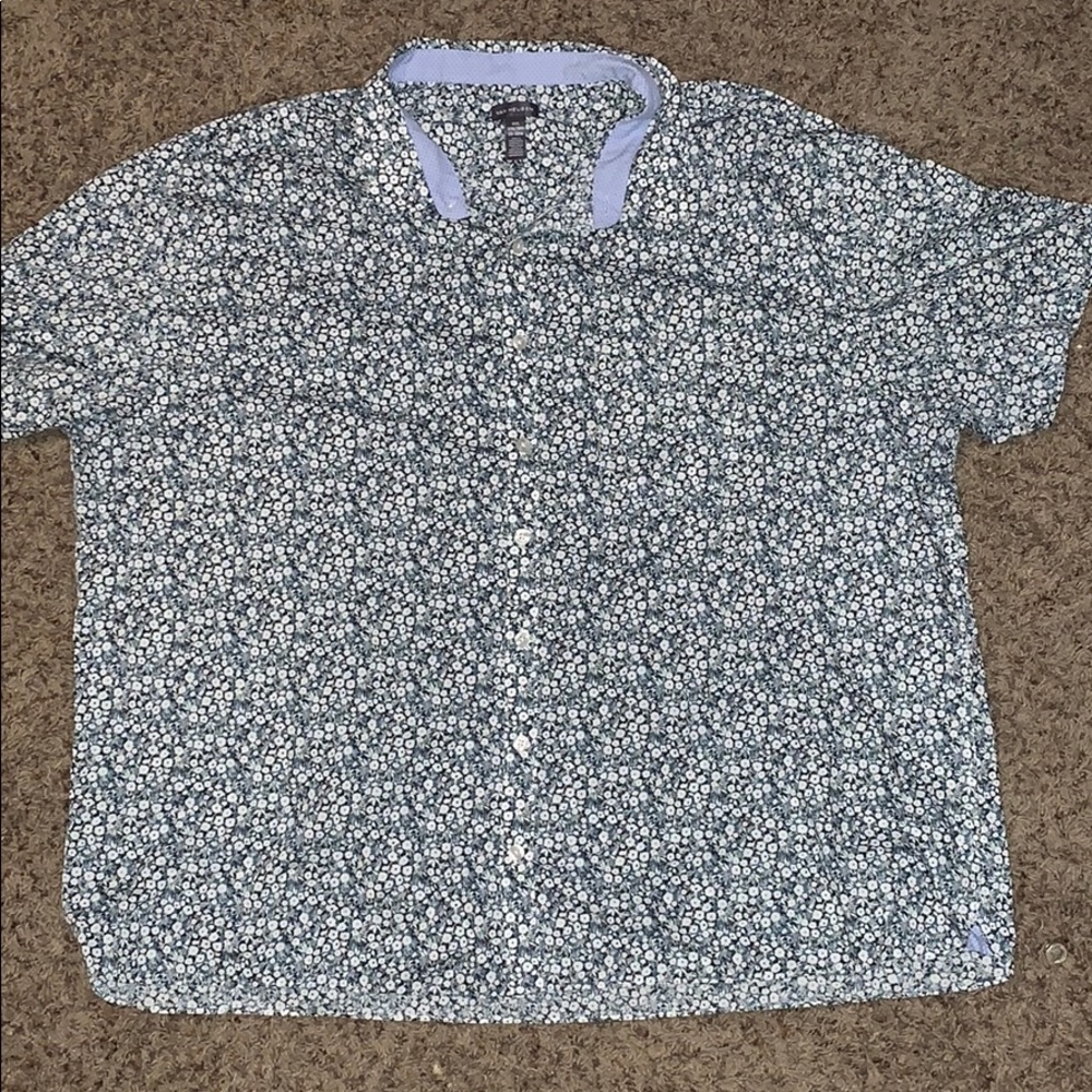 Floral button down